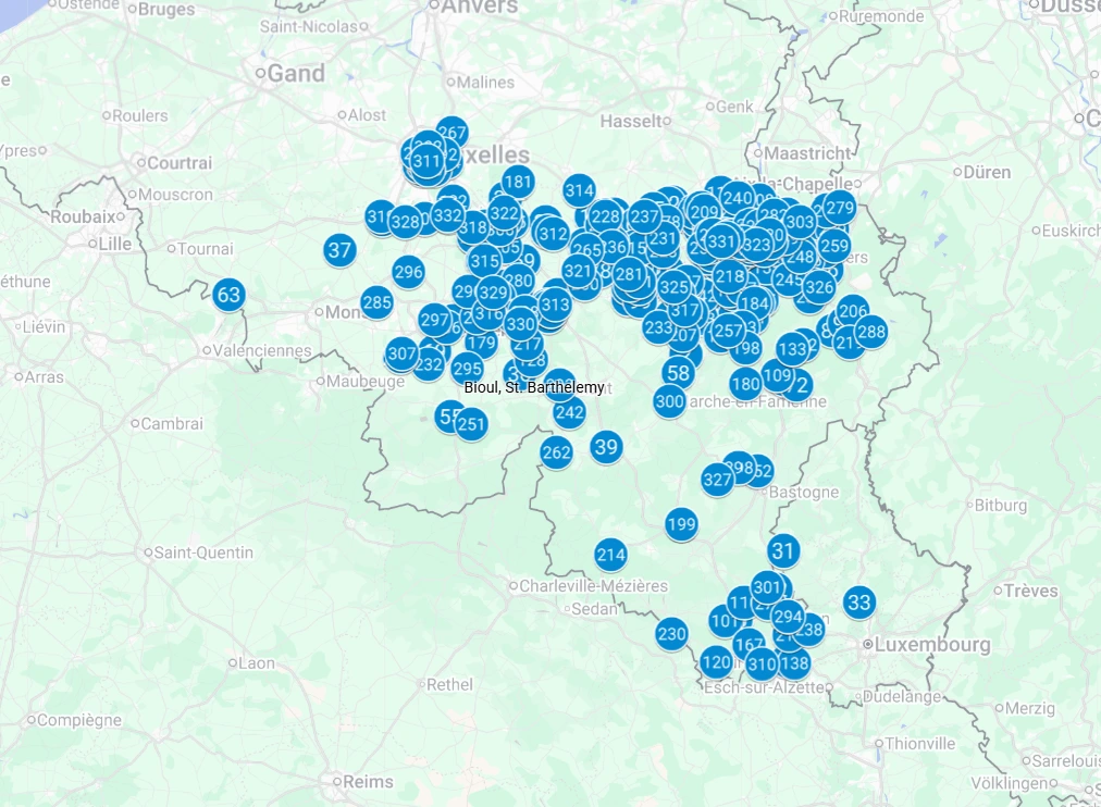 ADC Sonorisation 350 installations en Belgique